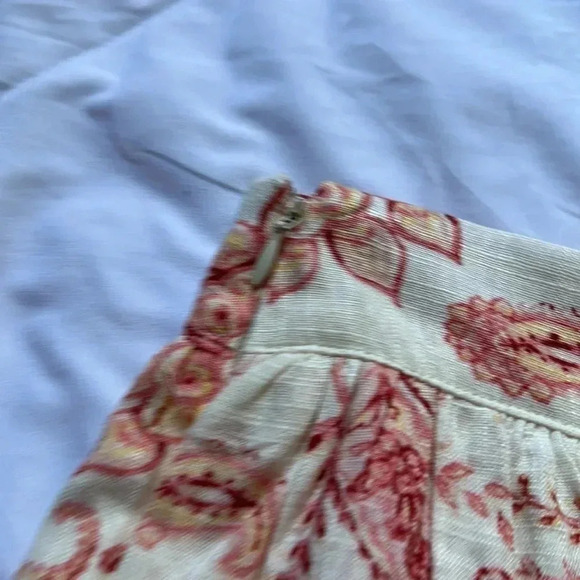 Express floral print linen blend tiered skirt size 6 NWT - Picture 7 of 7